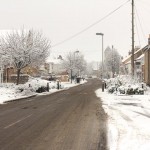 High Street in the snow