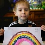 Drawing of rainbow
